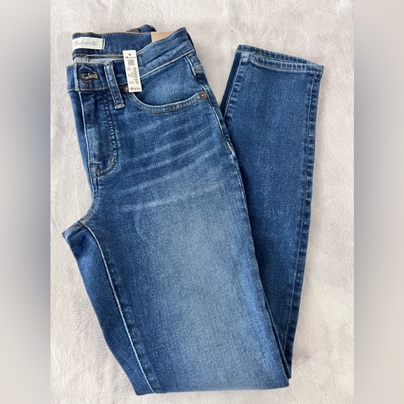 NWT Madewell 9" Mid-Rise Skinny Jeans TENCEL™ Denim Edition - Picture 3 of 7
